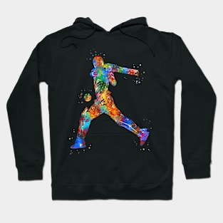 Male Cricket Player Hoodie